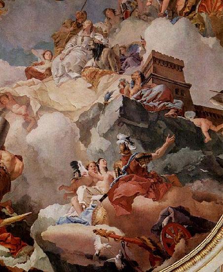 Giovanni Battista Tiepolo Apotheosis of Spain in Royal Palace of Madrid. oil painting picture